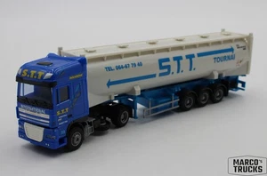 AWM DAF XF 105 tank container semitrailer "S.T.T Tournai" 1:87 /AW3124 - Picture 1 of 1