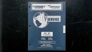 Catálogo de piezas modelos Evinrude Johnson 25 30 TE 1996 servicio OMC - Imagen 1 de 2