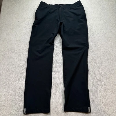 Under Armour Golf Pant Coldgear Men 36x34 Infared Black 1366288. - Image 1 of 4
