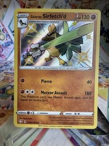 Galarian Sirfetch'd SV064/SV122 Shining Fates: Shiny Vault Holo Pokemon Karte - Bild 1 von 2