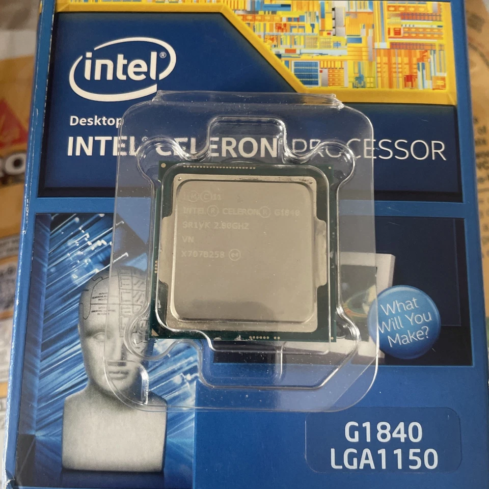 INTEL CELERON DUAL-CORE G1840 2.8GHz SR1VK LGA1150 - Image 1 of 1