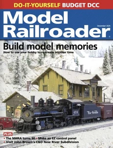 Model Railroader Magazine December 2025 Build Model Memories DIY DCC - Picture 1 of 7