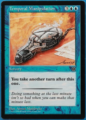 Temporal Manipulation Portal Second Age HEAVILY PLD Rare CARD (505923) ABUGames - Image 1 of 2