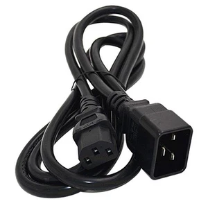 IEC 320 C13 auf C20 Stromverlängerungskabel Adapter für PC Computer PDU UPS - Afbeelding 1 van 4