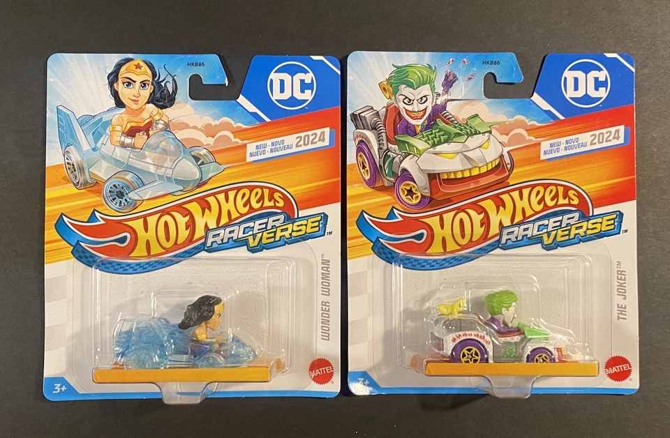 2024 Hot Wheels Racer Verse • DC • The Joker + Wonder Woman 🎭 — 第 1/4 张图片