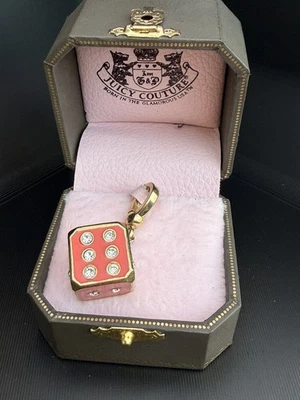 Dije de troquel Juicy Couture vintage con esmalte y cristales/vegas Foto 1 de 4