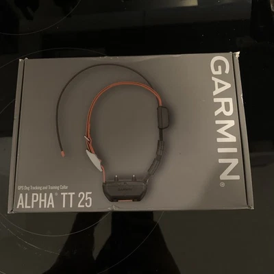Garmin Alpha TT 25 GPS Track and train Dog Collar-Black/Orange/Red use w/Alpha - Image 1 of 4