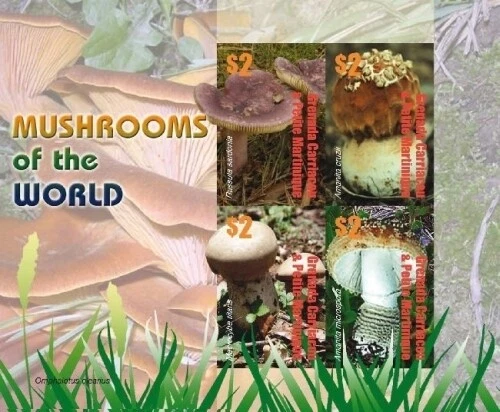 Grenadines - 2007 - Mushrooms - Sheet of four - MNH - Image 1 of 1