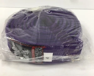 ELITE SPORTS 4 Martial Arts Belt, Adult Purple 100% Cotton Gi MMA BJJ Jiu Jitsu - Picture 1 of 12
