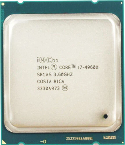 Intel Core i7-4960X Extreme 3.6GHz LGA2011 130W Six Core Processor - Image 1 of 1