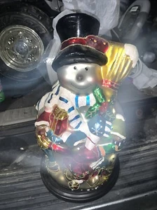 Thomas Pacconi Classics Christmas Hand Blown Glass Snowman Children Beautiful 14 - Picture 1 of 7