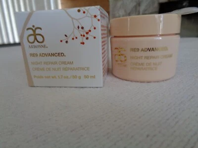 Новый в коробке: Arbonne RE9 Advanced ночной восстанавливающий крем 1,7 унц./50 г/50 мл - Изображение 1 из 4