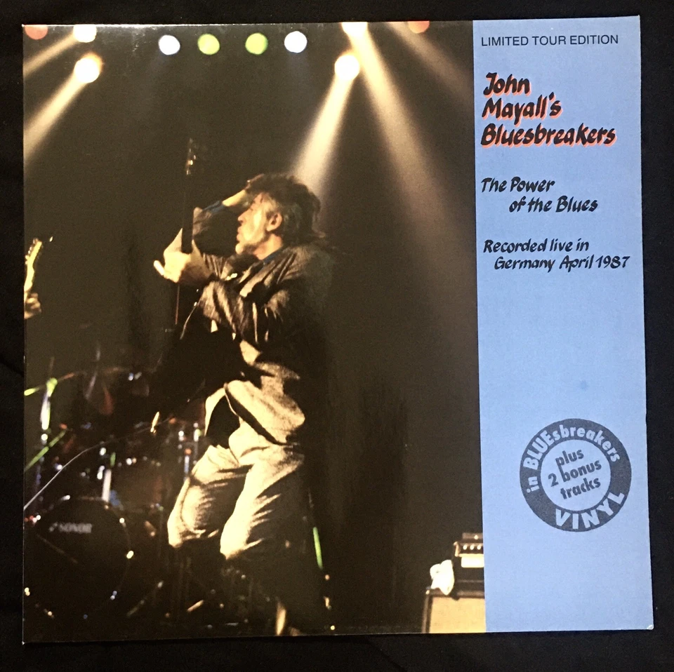John Mayall‘s Bluesbreakers-The Power of the Blues 1987 BlueVinylTourEditionRare - Bild 1 von 4