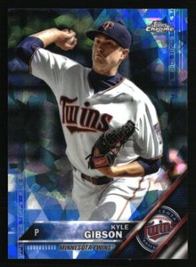Kyle Gibson 2016  Topps Chrome Sapphire Edition #561 Baseball Card