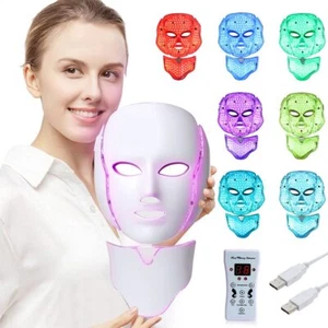 LED Gesichtsmaske Lichttherapie, Hautverjüngung, Anti Aging Hautstraffung - Bild 1 von 7