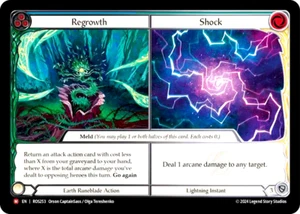 FAB Regrowth Shock ROS253 Majestic Rainbow Foil Flesh and Blood Rosetta - Picture 1 of 1