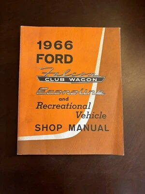 Ford Falcon Club Wagon 1966 Ecoline vehículo recreativo manual de taller Foto 1 de 4