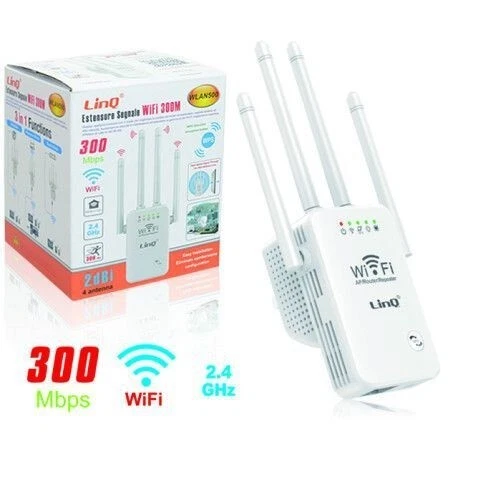 z Wireless WIFI Router WI-FI Ripetitore Booster Extender 300mbps Wlan500 linq - Immagine 1 di 1