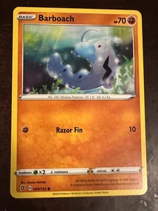 Barboach 099/192 Swsh02: Rebel Clash Regular - Picture 1 of 2