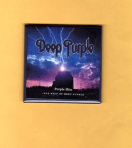 DEEP PURPLE PURPLE HITS 2X2 MAGNET RECORD ALBUMS COVER - Picture 1 of 2