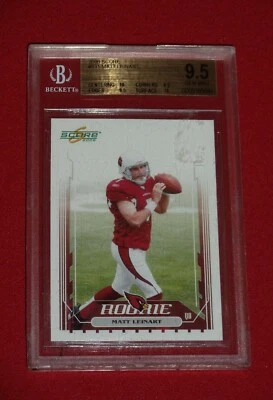 2006 Score Matt Leinart Rookie BGS 9.5 GEM MINT w/ 2 10's #331 RC Highest 9.5 - Image 1 of 2