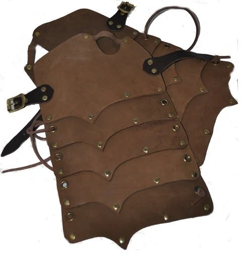 Leder Schulter LARP Reenactment Mittelalter Schulterpanzer Rüstung Lederschulter - Bild 1 von 1
