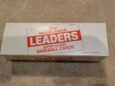 1986 Topps League Leaders  Mini Baseball Vending Box 500 Cards Unsorted Unsearch