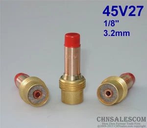 3 pcs 45V27 Collet Body Gas Lens for Tig Welding Torch WP-17-18-26 3.2mm 1/8" - Picture 1 of 2