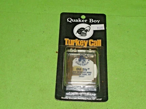VINTAGE NIP QUAKER BOY 11113 SMALL FRAME OLD SLY TURKEY CALL/INSTRUCTIONS - Picture 1 of 2