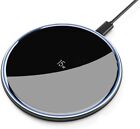 Fast Wireless Charger, 15W Charging Pad, Universal Compatible with All Brands
