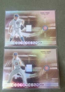 2003 Donruss Elite Back to the Future /1000 Kerry Wood Mark Prior #BF#1 & 2 CUBS - Picture 1 of 7