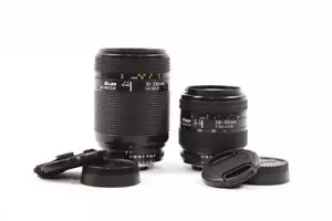 Used Nikon AF 28-70mm f/3.5-4.5 D & AF 70-210mm f/4-5.6 D Lens Set - Picture 1 of 7