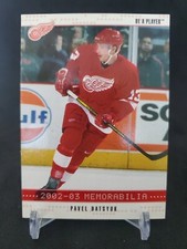 2002-03 ITG Be A Player Memorabilia Ruby /200 Pavel Datsyuk #116