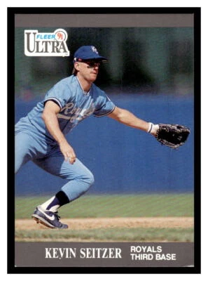 1991 Ultra  #155 Kevin Seitzer - Kansas City Royals - Image 1 of 2