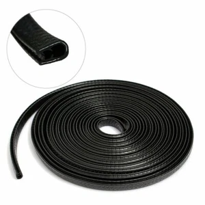 4M 13ft Black Car Door Edge Rubber Scratch Protector Moulding Strip Guards Trim - Picture 1 of 7