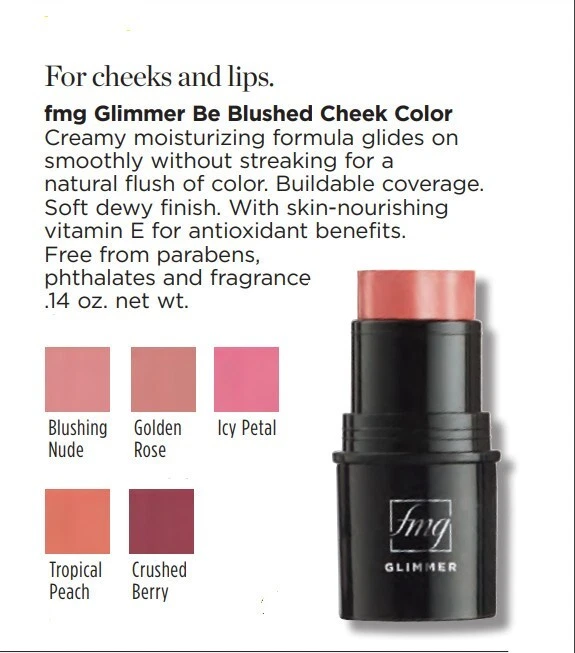 Avon fmg Glimmer Be Blushed Cheek Color (You Choose) - Image 1 of 1