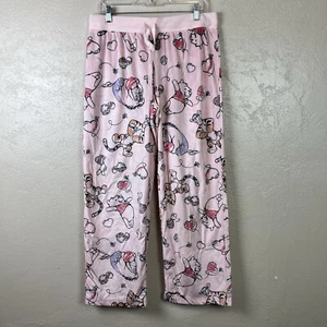 Pantalones de salón de pijama Disney Pooh para mujer talla grande rosa bolsillos ¡SUAVES!! - Imagen 1 de 13