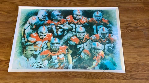 2002 Ohio State Buckeyes Football Poster National Champs 36X24 Cover