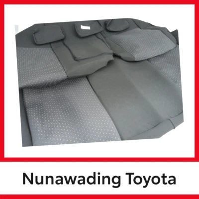 Genuine Toyota Corolla Hatch Hybrid Rear Fabric Seat Covers 08/2016 - 05/2018 - image 1 of 2