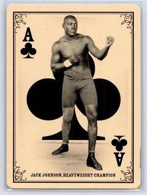 2013 Panini Golden Age JACK JOHNSON, Heavyweight CHAMPION Ace of Cubs - Image 1 of 2