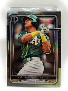 2020 TOPPS TRIBUTE KHRIS DAVIS BASE CARD OAKLAND ATHLETICS A's #8