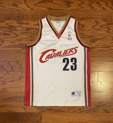Men Size Small LeBron James Cleveland Cavs Champion Euro European EU Cut Jersey - Image 1 of 4