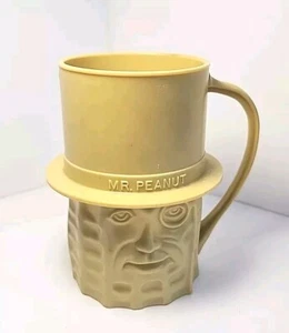 🥜 Taza de maní vintage Mr. Peanut en plástico tostado coleccionable publicidad taza de maní🥜 # - Imagen 1 de 7
