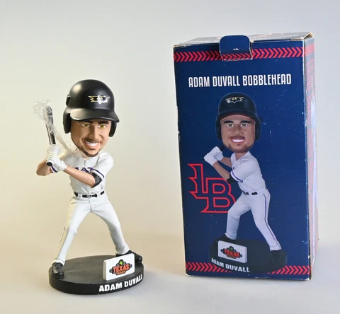2017 Adam Duvall Louisville Bats Bobblehead In Box Cover