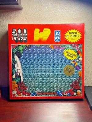 Quebra-cabeça 3D Hidden Rainforest 500 PEÇAS - 18" X 24" NOVO LACRADO - (1994) - Imagem 1 de 3