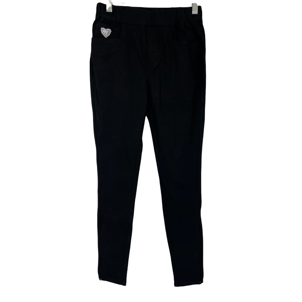 Quacker Factory DreamJeannes Tall Pull-On Leggings with Pockets Black XXST Size  - Image 1 of 2