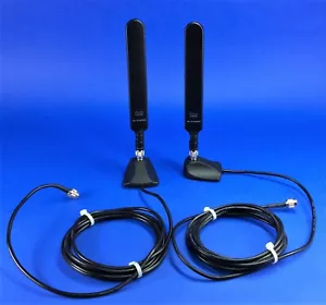 Juego de 2 antenas dipolo omnidireccionales CISCO 4G-LTE-ANTM-D 4G/3G con bases - Imagen 1 de 2