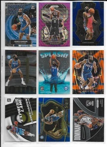 HUGE JAMES HARDEN 40 CARD ALL DIFFERENT LOT NETS 76ers - Picture 1 of 1