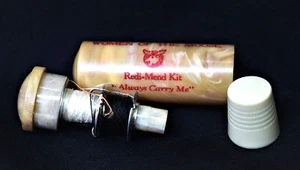 Swirled Catalin Sewing Kit Women of the Order of Moose Redi-mend Rare VINTAGE - Picture 1 of 3