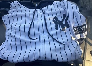New York Yankees SGA Home Pinstripe Uniform Jersey Hoodie Night MLB 9/13/2024 XL - Picture 1 of 12